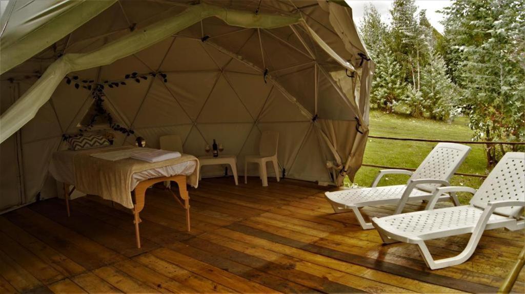 מלון Zipaquirá Reserva Catedral Glamping מראה חיצוני תמונה